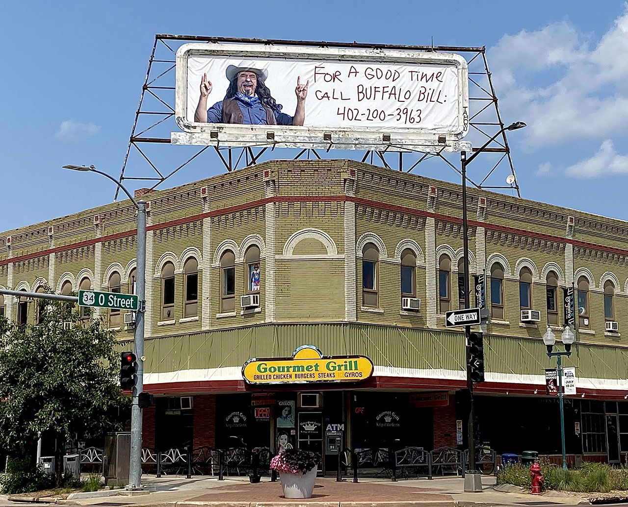 Buffalo Bill good time billboard