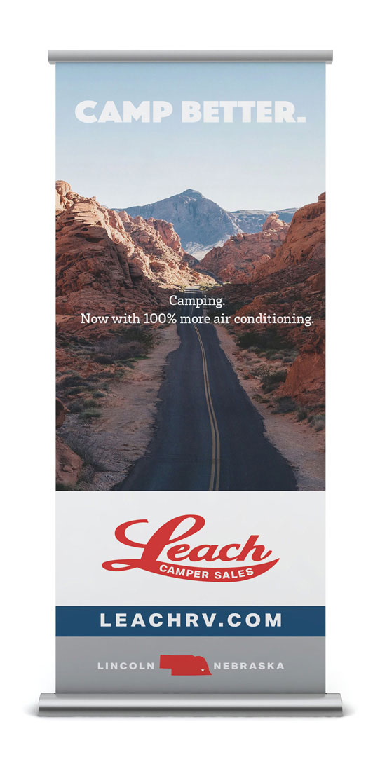 Leach Camper Sales Popup Banner