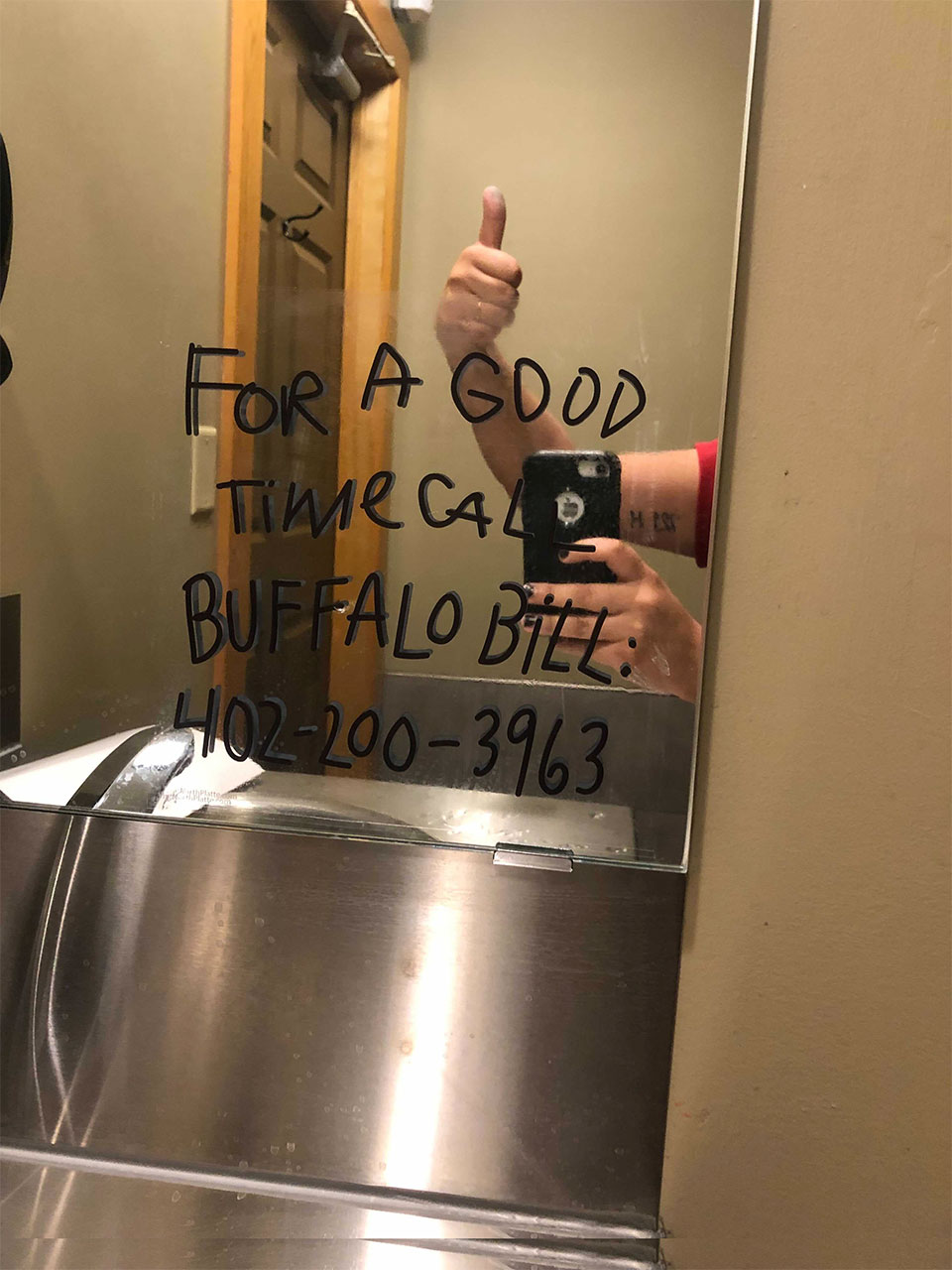 Buffalo Bill good time mirror